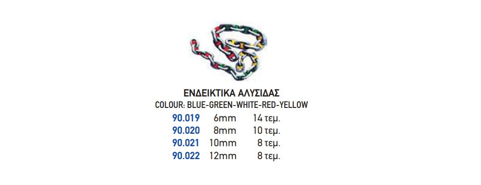 ΕΝΔΕΙΚΤΙΚΑ πλαστικά σήμανσης ΑΛΥΣΙΔΑΣ 12mm ΠΡΑΣΙΝΑ . Μονάδα μέτρησης : Τεμάχιο